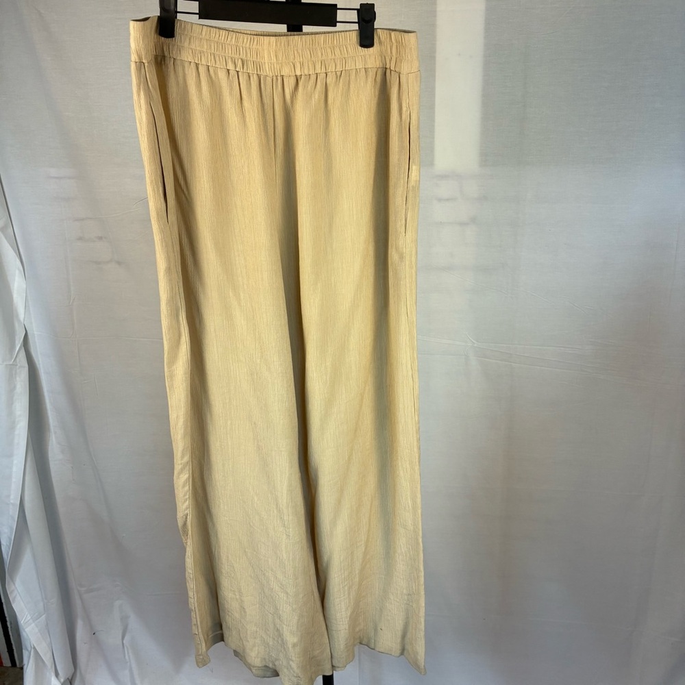 Bumpsuit‎ Wide-Leg Pants in Sand Gauze XL